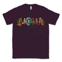 Plum western christmas mama claus sunflowers and cactus Classic Tee - Jasminsmagicworld