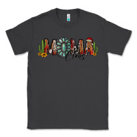 Smoke western christmas mama claus sunflowers and cactus Classic Tee - Jasminsmagicworld