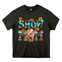 Asphalt show mom pig Heavy Core Tee - RanaPortraitStore