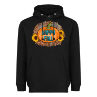 Black happy fall Heavyweight Hoodie - AdoDesignShop
