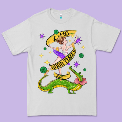 Let The Good Times Roll (2) Premium Tee Designed By Cowgirlartshop
