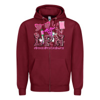 Burgundy valentines day lpn licensed practical nurse Zipper Hoodie - AdoDesignShop