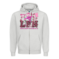 Dove Grey valentines day lpn licensed practical nurse Zipper Hoodie - AdoDesignShop