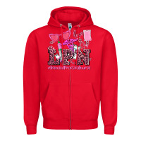 Red valentines day lpn licensed practical nurse Zipper Hoodie - AdoDesignShop