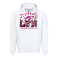 White valentines day lpn licensed practical nurse Zipper Hoodie - AdoDesignShop