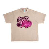 French Oak breast cancer hearts Urban Heavy Tee - FaDigitalArtStudio