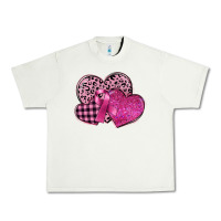 Pistachio breast cancer hearts Urban Heavy Tee - FaDigitalArtStudio