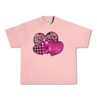 Breast Cancer Hearts Urban Heavy Tee | Teevron
