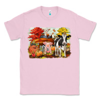 Bubblegum Pink fall farm animals Classic Tee - CowGirlArtShop
