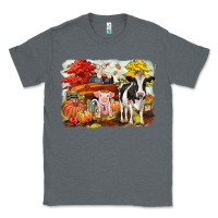 Charcoal Heather fall farm animals Classic Tee - CowGirlArtShop