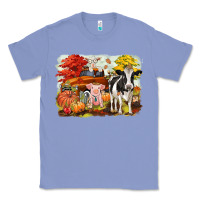 Colony Blue fall farm animals Classic Tee - CowGirlArtShop