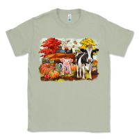 Matcha fall farm animals Classic Tee - CowGirlArtShop