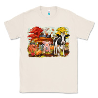 Natural fall farm animals Classic Tee - CowGirlArtShop