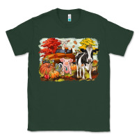 Sports Green fall farm animals Classic Tee - CowGirlArtShop