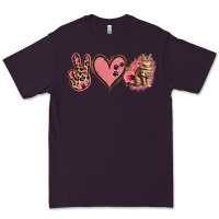 Plum Peace Love Cats Premium Tee - Jasminsmagicworld