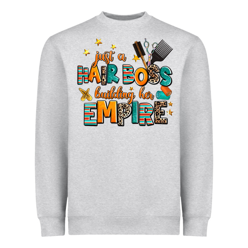 Just A Nail Boss Building Her Empire Heavyweight Sweatshirt by AdoDesignShop | Teevron