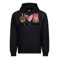Black peace love chihuahua Urban Hoodie - JahusDesignShop