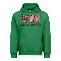 Emerald peace love chihuahua Urban Hoodie - JahusDesignShop