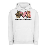 Pigment Lunar Rock peace love chihuahua Urban Hoodie - JahusDesignShop