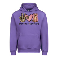 Tulip peace love chihuahua Urban Hoodie - JahusDesignShop