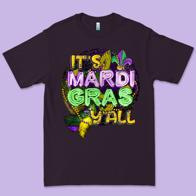 Its Mardi Gras Yall Premium Tee Designed By Cowgirlartshop