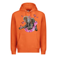 Carrot baby elephant with tutu Premium Hoodie - LillyAllenDesigns