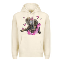 Tofu baby elephant with tutu Premium Hoodie - LillyAllenDesigns