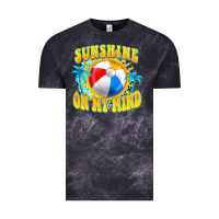 Cloud Black Sunshine on my mind Vintage Tee - FaDigitalArtStudio