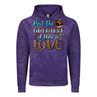 Cloud Purple But The Greatest Of These Is Love Vintage Hoodie - BundleAndBundleShop