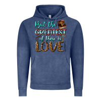 Vintage Denim But The Greatest Of These Is Love Vintage Hoodie - BundleAndBundleShop