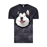 Cloud Black Husky Vintage Tee - Jasminsmagicworld