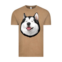 Vintage Coffee Husky Vintage Tee - Jasminsmagicworld