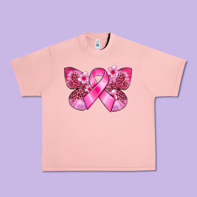 Cancer Butterfly Urban Heavy Tee Designed By Fadigitalartstudio