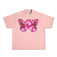Salmon Cancer butterfly Urban Heavy Tee - FaDigitalArtStudio
