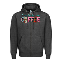 Charcoal Heather i could go for some coffee Zipper Hoodie - AdoDesignShop