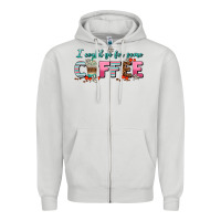 Dove Grey i could go for some coffee Zipper Hoodie - AdoDesignShop