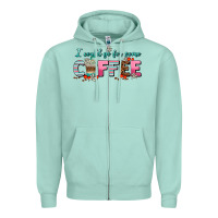 Seafoam i could go for some coffee Zipper Hoodie - AdoDesignShop