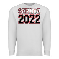 Dove Grey senior baseball Premium Sweatshirt - AdoDesignShop