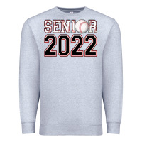 Heather Grey senior baseball Premium Sweatshirt - AdoDesignShop