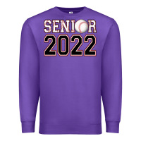 Purple senior baseball Premium Sweatshirt - AdoDesignShop