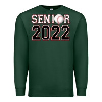 Sports Green senior baseball Premium Sweatshirt - AdoDesignShop