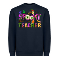Navy spooky teacher Heavyweight Sweatshirt - AdoDesignShop