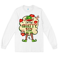 White im the chatty elf Long Sleeve Tee - FaDigitalArtStudio
