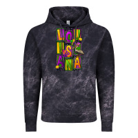 Cloud Black mardi gras louisiana Vintage Hoodie - FaDigitalArtStudio