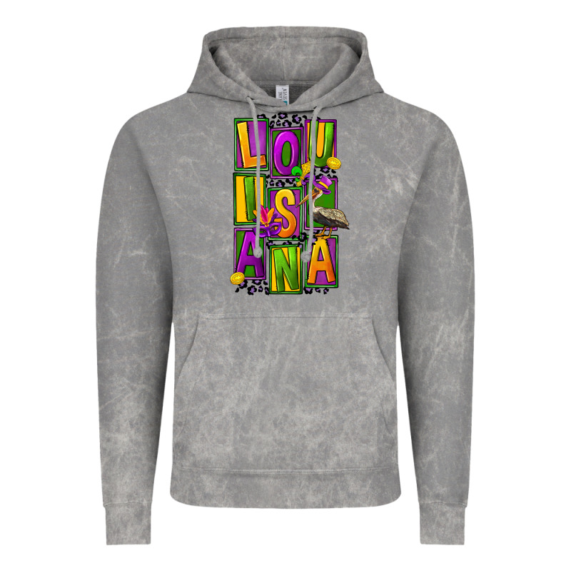Mardi Gras Louisiana Vintage Hoodie by FaDigitalArtStudio | Teevron