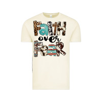 Vintage Arctic Western Faith Over Fear Vintage Tee - FaDigitalArtStudio