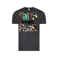 Vintage Black Western Faith Over Fear Vintage Tee - FaDigitalArtStudio