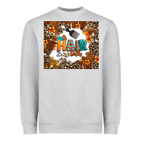 Heather Grey hair tech Heavyweight Sweatshirt - AdoDesignShop