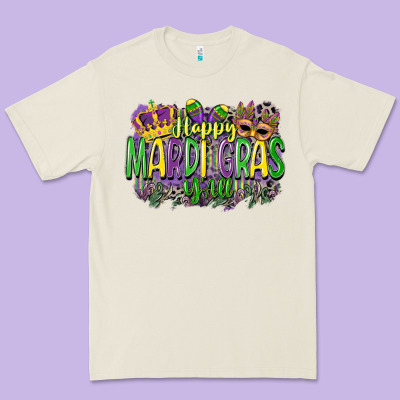 Happy Mardi Gras Yall Premium Tee Designed By Cowgirlartshop
