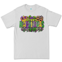 Dove Grey happy mardi gras yall Premium Tee - CowGirlArtShop